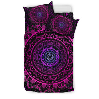 Cameron Gray | Neon Mandala | Bedding Set