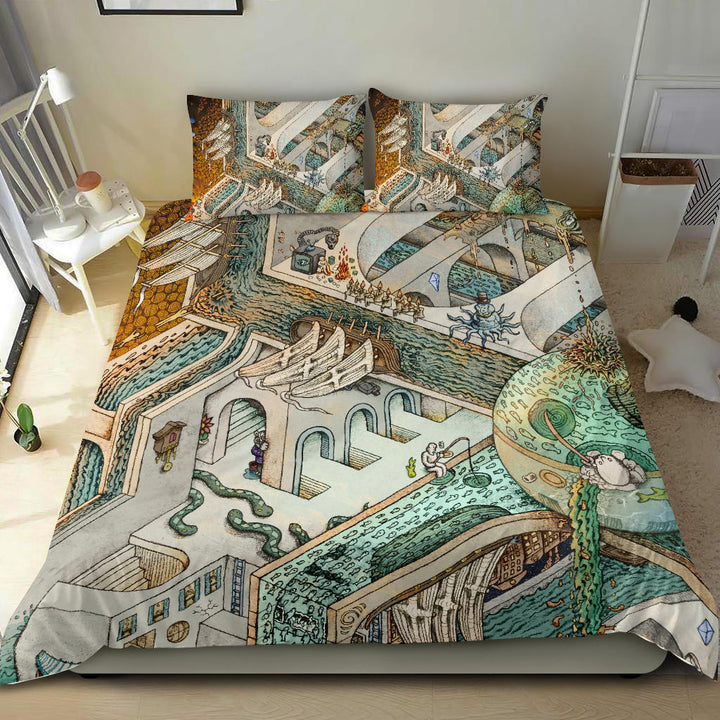 Fishing for Escher | Bedding Set | James Fletcher