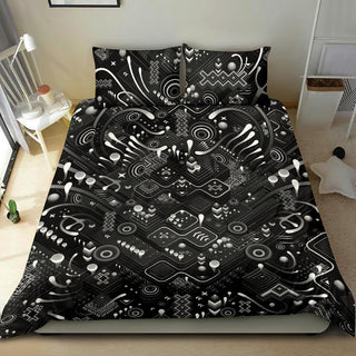 STEPS BLACK BEDDING SET | TAS