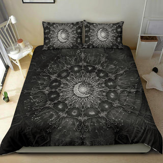 Zodiac Calendar Mandala - Darkness | Bedding Set | Mandalazed