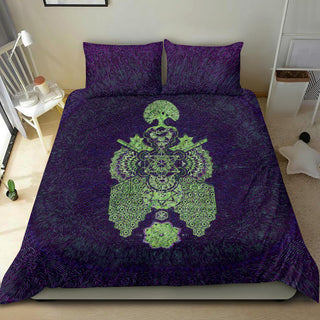 Geometric Purple Bedding Set | Mil Et Une