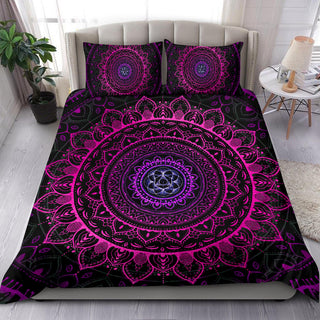 Cameron Gray | Neon Mandala | Bedding Set