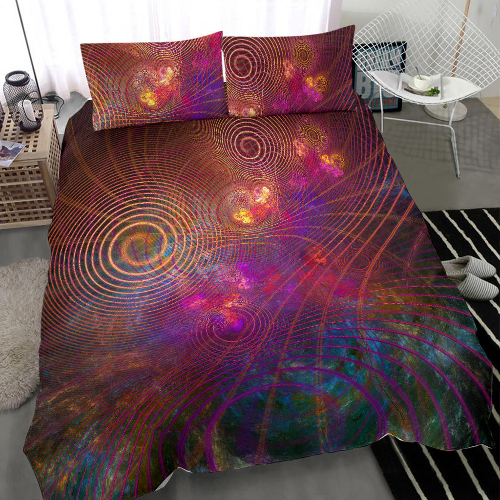 The Unfolded Cosmos | Bedding Set | Yantrart Design