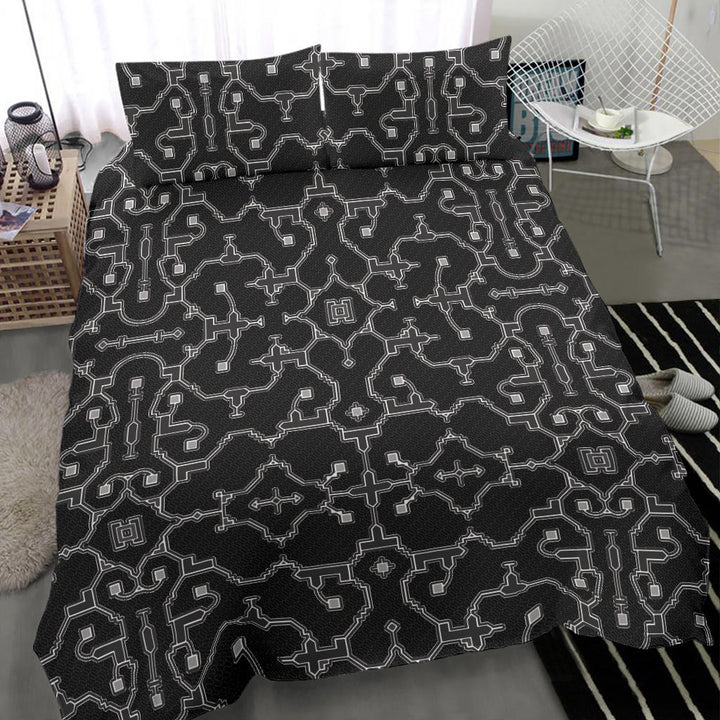 Shipibo Conibo - Black | Bedding Set | Mandalazed