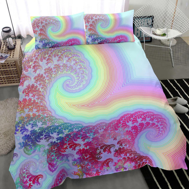 Rainbow Coast | Bedding Set | Fractalcraft