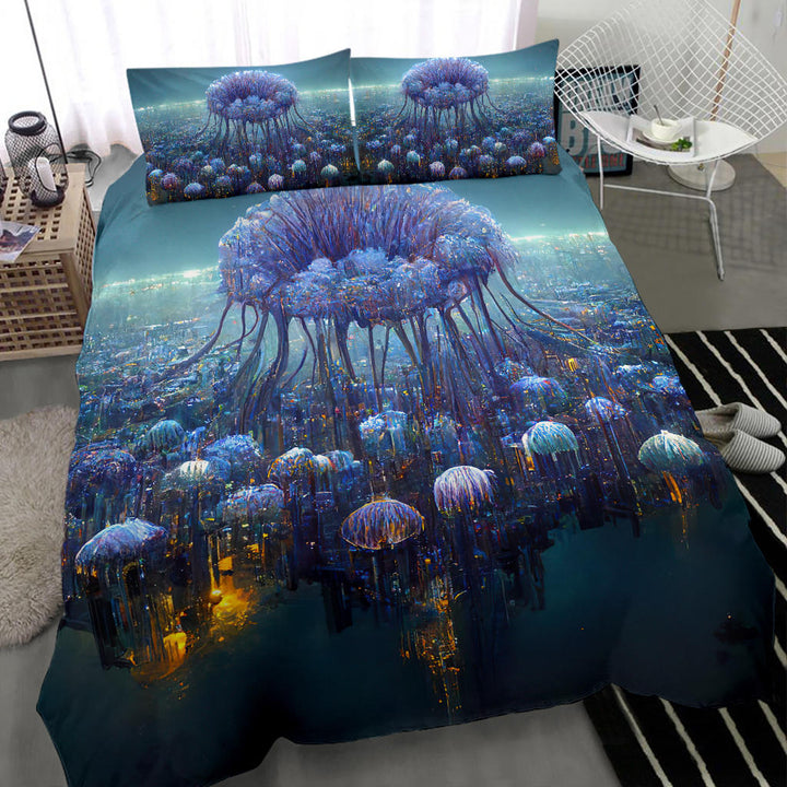 Jellypunk City Bedding Set | Michael Garfield