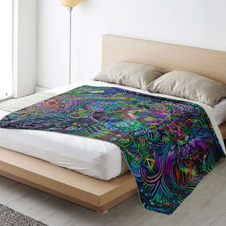 Time Temple | Microfleece Blanket | James Fletcher