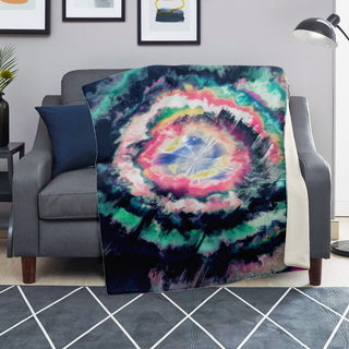 Glitchy Galaxy | Microfleece Blanket | Makroverset