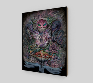 The Wish - Black | 11' x 14' Wood Print | James Fletcher