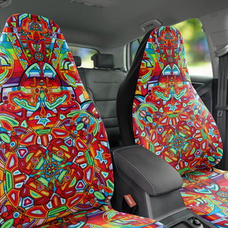 Infinity Mandala | Seat Cover | Lachlan Wardlaw