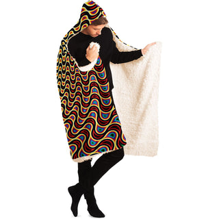 SWIRLS HOODED BLANKET | ROB MACK