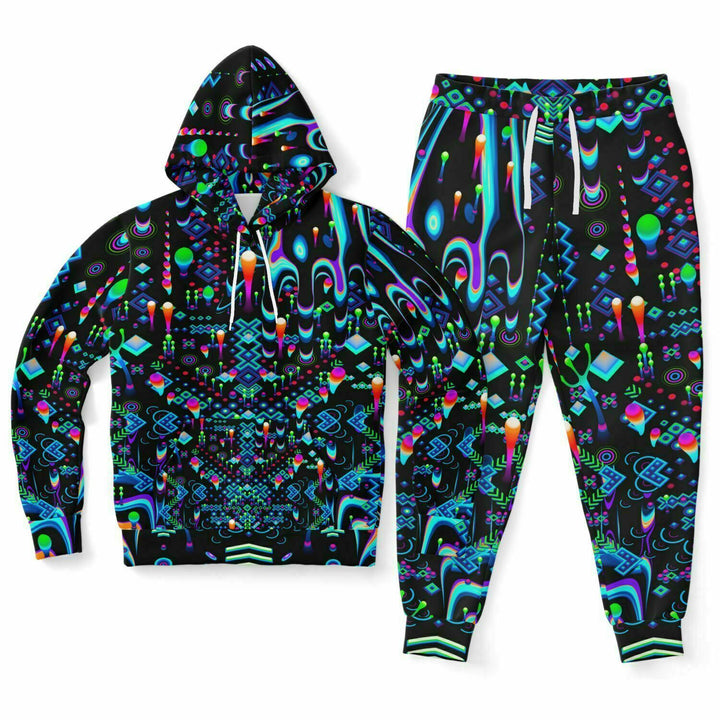 Mystic Move CYAN Fashion Hoodie and Joggers