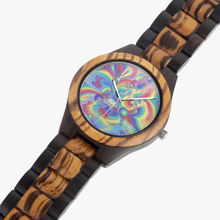 Rings of Splaturn Indian Ebony Wooden Watch | Dylan Thomas Brooks