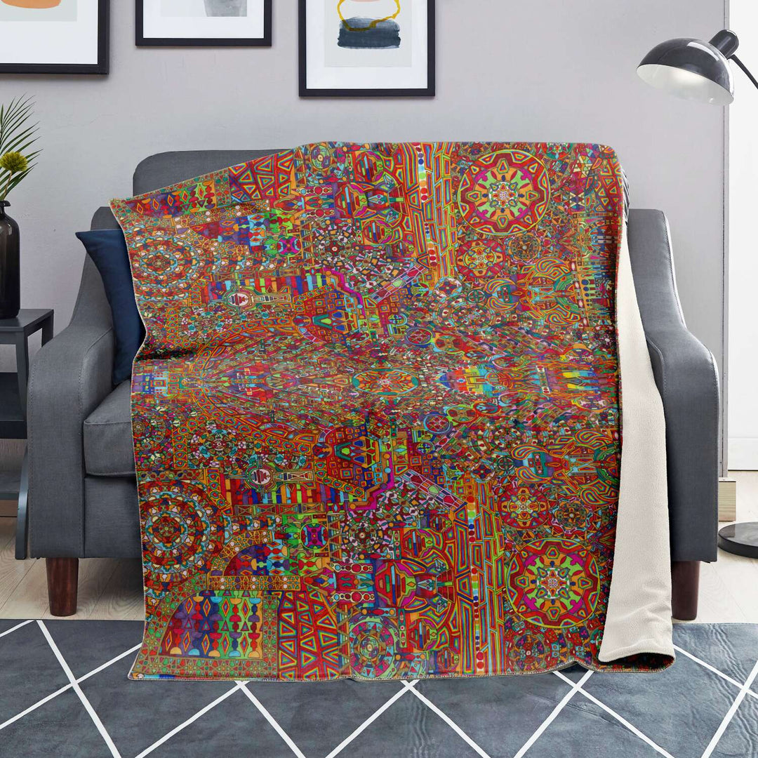 Infinity Mandala | Microfleece Blanket | Lachlan Wardlaw