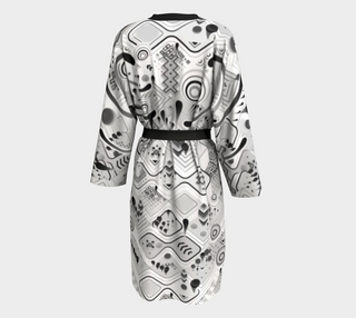 WHITE STEPS PEIGNOIR KIMONO | TAS