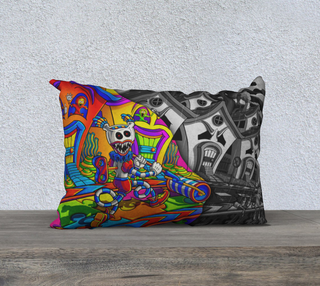 COLOR CLOWN 20" X 14" PILLOW CASE | SALVIA DROID