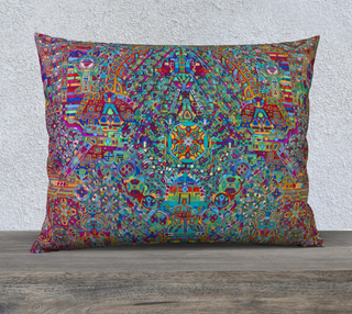 INFINITY MANDALA 26" x 20" Pillow Case | Lachlan Wardlaw
