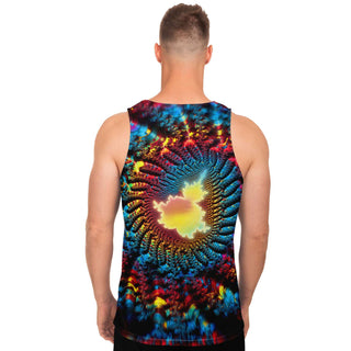 Mandelbrot Buddha | Unisex Tank Top | Makroverset