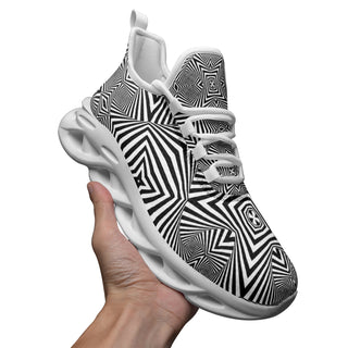 CLOSED EYE VISUALS Unisex Bounce Mesh Knit Sneakers | HUBERT S