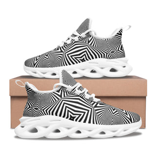 CLOSED EYE VISUALS Unisex Bounce Mesh Knit Sneakers | HUBERT S