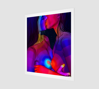 PSY KISS 20" x 24" FINE ART PRINT | PHAZED 18+