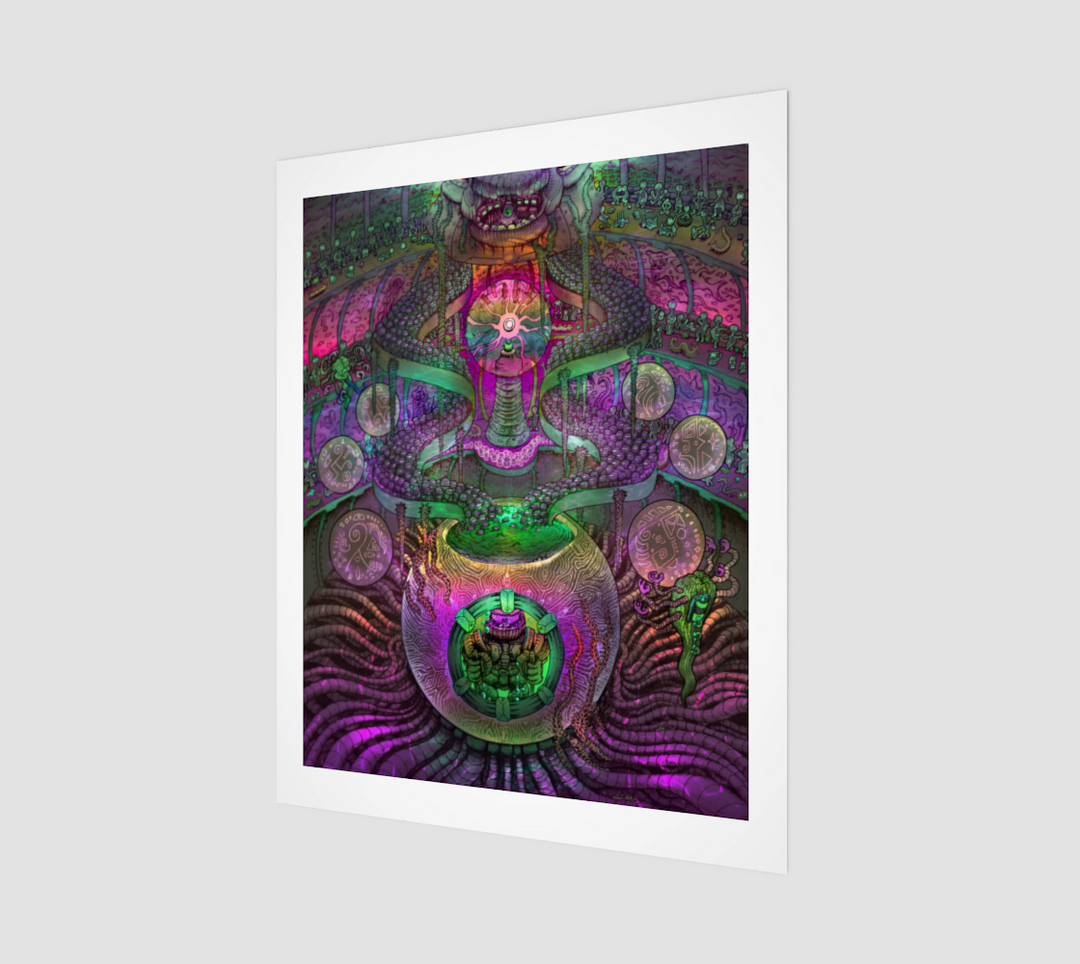Psychedelic Mastermind | 16' x 20' Art Print | James Fletcher
