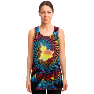 Mandelbrot Buddha | Unisex Tank Top | Makroverset