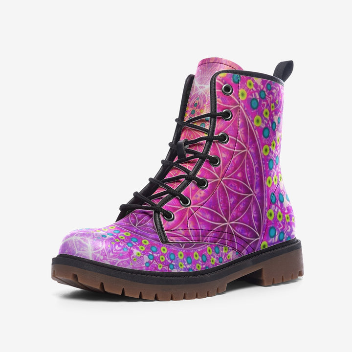 Cameron Gray | Flower Of Life | Casual Leather Lightweight boots MT