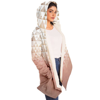 Fractal Triangles - Orange | Cloak | Mandalazed