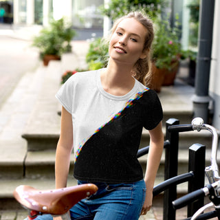 Split | Crop Tee | Austin Blake