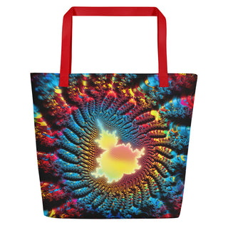 Mandelbrot Buddha | Beach Bag | Makroverset