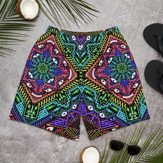 The Eternal Hallway (Macro Colour)  | ALGA Artworks | Men's Athletic Long Shorts