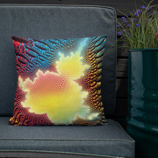 Mandelbrot Buddha | Premium Pillow | Makroverset
