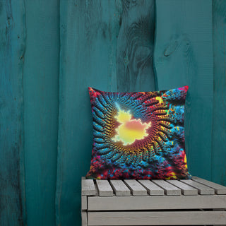 Mandelbrot Buddha | Premium Pillow | Makroverset