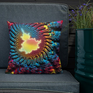 Mandelbrot Buddha | Premium Pillow | Makroverset