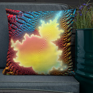 Mandelbrot Buddha | Premium Pillow | Makroverset
