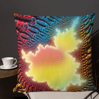 Mandelbrot Buddha | Premium Pillow | Makroverset