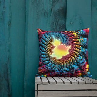 Mandelbrot Buddha | Premium Pillow | Makroverset
