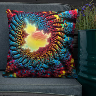 Mandelbrot Buddha | Premium Pillow | Makroverset