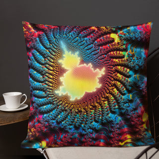 Mandelbrot Buddha | Premium Pillow | Makroverset
