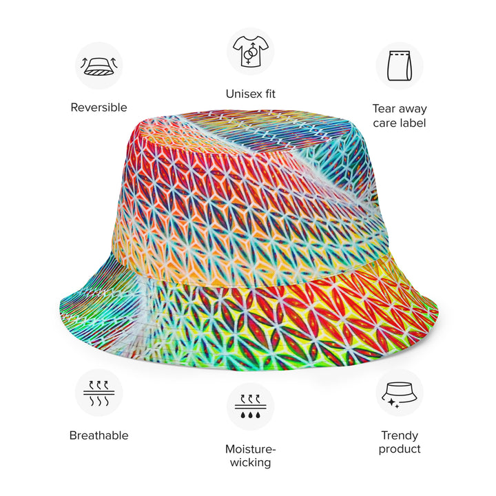 CONVERGENCE Reversible bucket hat | BART VAN HERTUM