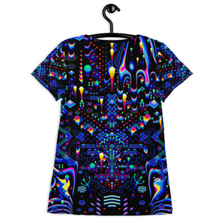 MYSTIC MOVE All-Over Print Women's Athletic T-shirt | TAS