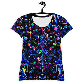 MYSTIC MOVE All-Over Print Women's Athletic T-shirt | TAS