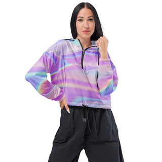 BEACH VIBES Women’s cropped windbreaker | HUBERT S