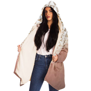 Fractal Triangles - Orange | Cloak | Mandalazed