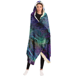Fractal Fire | Hooded Blanket | James Fletcher