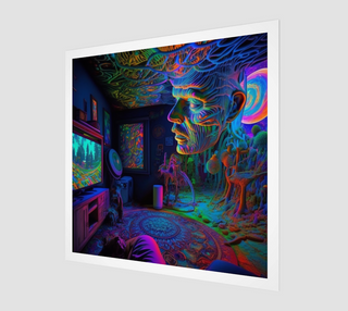 IN THE ROOM ART PRINT | ACIDMATH AI