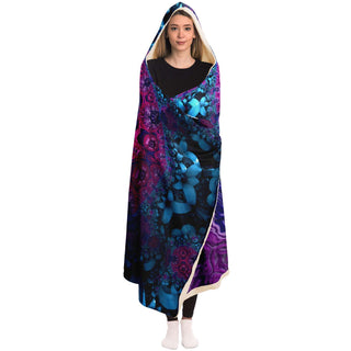 PSYBOX PURPLE HOODED BLANKET | FRACTUALLY