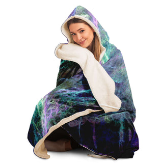 Fractal Fire | Hooded Blanket | James Fletcher