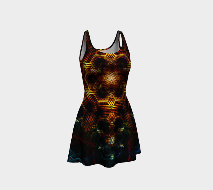 Doom Hexatrip | Flare Dress | Yantrart Design